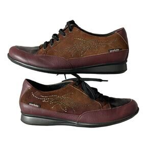 Mephisto Mobils Leather Embellished Shoes Size US 6
